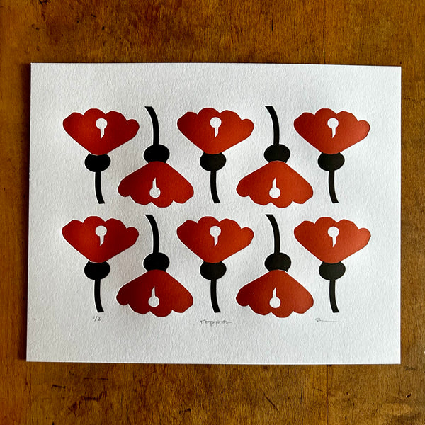 Poppies 8x10